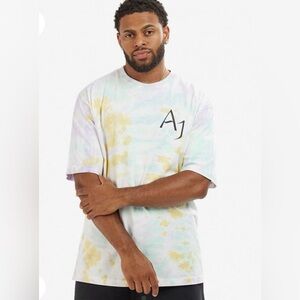 Air Jordan Sport DNA '85 Retro 1 Tie Dye T-Shirt Small purple green athletic